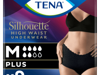 TENA Silhouette Plus Μαύρο Medium Ψηλόμεσο 75-100cm, 9τεμ