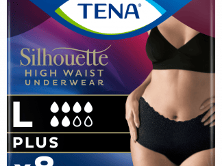 TENA Silhouette Plus Μαύρο Large Ψηλόμεσο 95-125cm, 8τεμ
