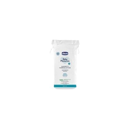Chicco Μαντηλάκια Aπό Mαλακό Bαμβάκι Baby Moments 60τμχ