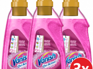Vanish Ενισχυτικό Πλύσης Χωρίς Χλώριο Υγρό Pink Gel 3*750ml