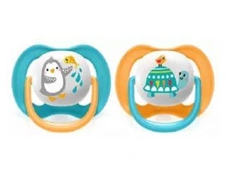 PHILIPS Avent Πιπίλα Ultra Air Animals Turtle-Penguin 6-18m SCF080/12 2τεμάχια