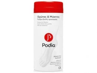 PODIA Athlete' s Foot Deopowder Πούδρα Διπλής Προστασίας Από Ιδρώτα Και Κακοσμία 100gr