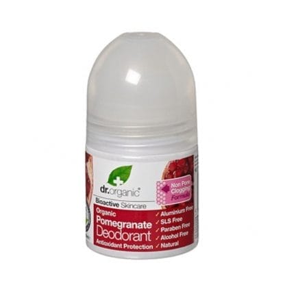 Dr. Organic Pomegranate Deodorant Roll On 50ml