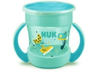 NUK Mini Magic Cup με χείλος και καπάκι 160ml - Τιρκουάζ