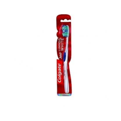 COLGATE 360 Max White One Οδοντόβουρτσα Medium 1 Τεμάχιο - ασπρο-μπλε