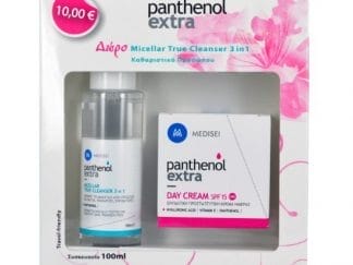 MEDISEI Panthenol Extra Promo Ενυδατική Κρέμα Ημέρας SPF15 50ml & ΔΩΡΟ Panthenol Extra 3 in 1 Λοσιόν Προσώπου & Ματιών 100ml