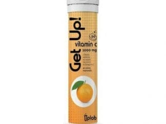 UPLAB Get Up Vitamin C 1000mg Πορτοκάλι 20 αναβράζοντα δισκία