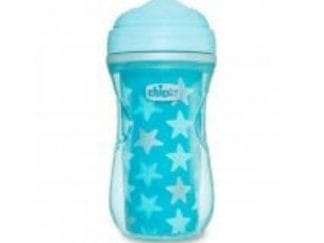 CHICCO Active Cup Πλαστικό Παγούρι Μπλε 14m+ 266ml