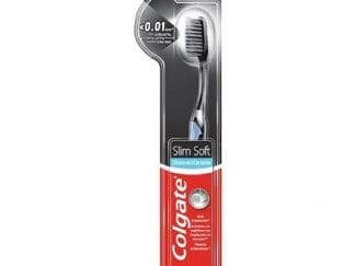 COLGATE Slim Soft ULTRA Οδοντόβουρτσα με Ξυλάνθρακα 1 τεμάχιο - Μαυρο-Μπλε
