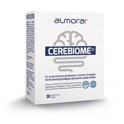 ALMORA Plus Cerebiome για την Φυσιολογική Ψυχολογική & Νευρική Λειτουργία 30 Κάψουλες