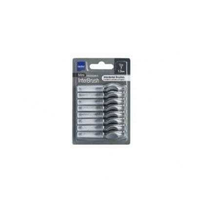INTERMED Mini Ergonomic InterBrush Μεσοδόντια Βουρτσάκια Γκρι 1.3mm Μέγεθος 7 8 τεμάχια