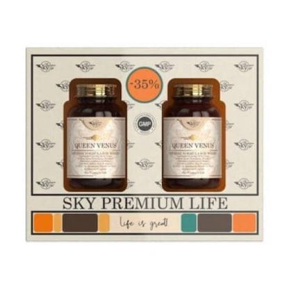 SKY PREMIUM LIFE Set Queen Venus Συμπλήρωμα Διατροφής για Γυναίκες 2x60caps