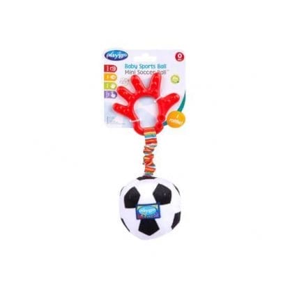PLAYGRO BABY Μπαλίτσα Ποδοσφαίρου Με Μασητικό 0m+ 1 Τεμάχιο