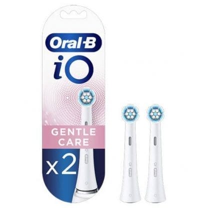 ORAL-B iO Gentle Care White Κεφαλές Βουρτσίσματος 2 Τεμάχια