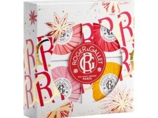 ROGER GALLET Xmas Σαπούνια Χεριών Fleur de Figuier 50gr & Gingembre Rouge 50gr & Rose 50gr & Bois d'Orange 50gr