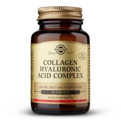 SOLGAR Collagen Hyaluronic Acid Complex 120mg 30 ταμπλέτες