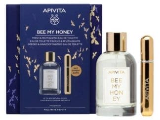 APIVITA Promo Bee My Honey Eau De Toilette 100ml & Επαναγεμιζόμενο Σπρέι Αρώματος 8ml