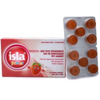 ISLΑ Junior με Γεύση Φράουλα 20 Παστίλιες