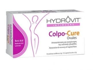 HYDROVIT Intimcare Colpo Cure Ovules 2 gr x 10 Υπόθετα