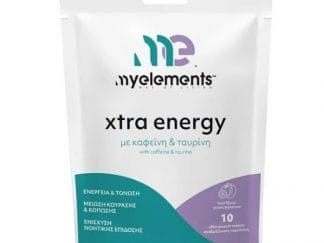 MY ELEMENTS Xtra Energy Με Καφεΐνη & Ταυρίνη Γεύση Φρούτων 10 Αναβράζοντα Δισκία