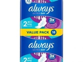 ALWAYS Always Ultra Day Με Φτερά Μέγεθος 2 18 Σερβιέτες
