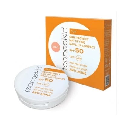 TECNOSKIN Sun Protect Mattifying Make-up Compact Light SPF50