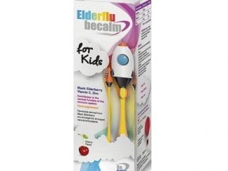 BECALM Elderflu Σιρόπι Για Παιδιά Κεράσι 250ml