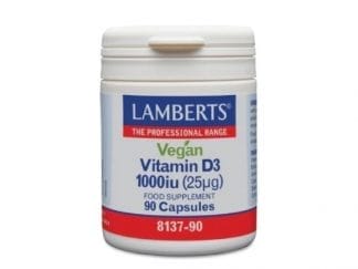 LAMBERTS Vitamin D3 1000iu 25mg 90 Κάψουλες