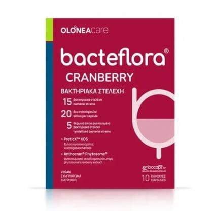 BACTEFLORA Cranberry 10 Κάψουλες