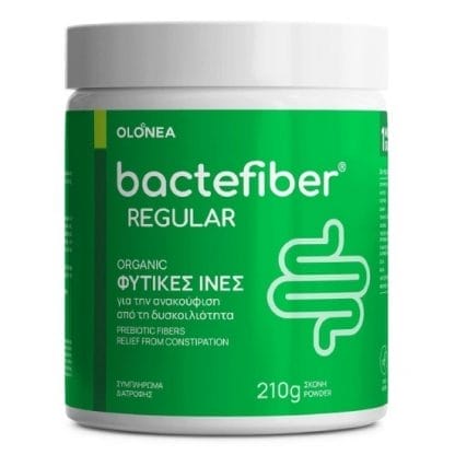 OLONEA BacteFiber Regular Φυτικές Ίνες Για Τη Δυσκοιλιότητα - 210gr