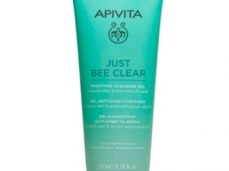 APIVITA Just Bee Clear Purifying Cleansing Gel Καθαριστικό Τζελ Προσώπου Για Λιπαρή Επιδερμίδα ή Με Τάση Ακμής 200ml