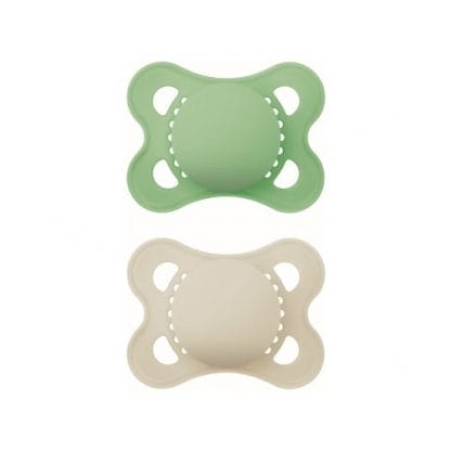 MAM Colours Οf Nature Πιπίλα Με Θηλή Σιλικόνης 2-6m 2 Τεμάχια