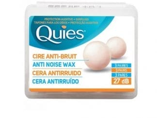 QUIES Anti Noise Wax Earplugs Ωτοασπίδες Κεριού 3 Ζευγάρια