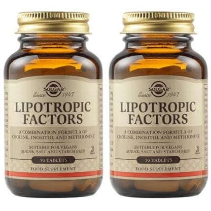 SOLGAR Lipotropic Factors 2x50 Ταμπλέτες