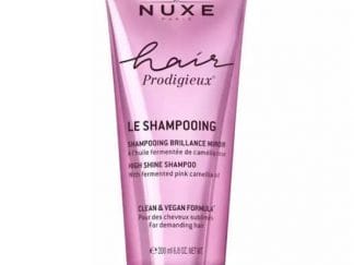 NUXE Prodigieux High Shine Shampoo Σαμπουάν Λάμψης Με Εκχύλισμα Ελαίου Ροζ Καμέλιας 200ml