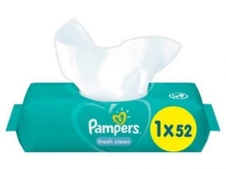 PAMPERS Fresh Clean Μωρομάντηλα 52 Τεμάχια