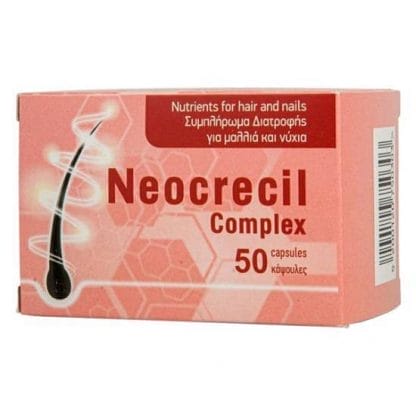 MEDIMAR NEOCRECIL Complex Συμπλήρωμα Διατροφής Για Αντιμετώπιση Της Τριχόπτωσης 50 Κάψουλες