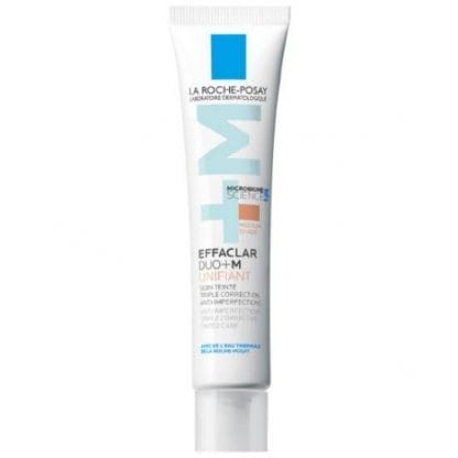 LA ROCHE POSAY Effaclar Duo+Μ Unifiant Medium Επανορθωτική Κρέμα Προσώπου Kατά Tων Ατελειών Mε Χρώμα 40ml