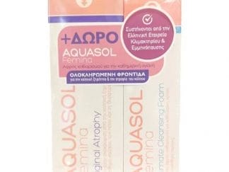 AQUASOL Femina Vaginal Atrophy Κρέμα Για Την Κολπική Ατροφία 30ml & Aquasol Femina Intimate Cleansing Foam Αφρός Καθαρισμού 40ml