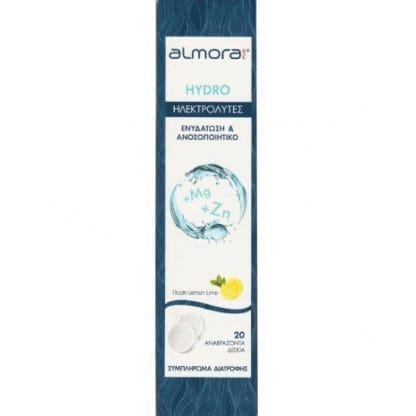ALMORA Plus Hydro Electrolytes Mε Γεύση Λεμόνι 20 Αναβράζοντα Δισκία