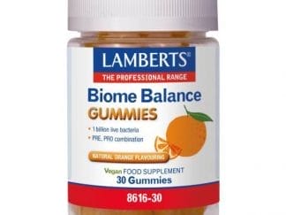 LAMBERTS Biome Balance Gummies Με Φυσική Γεύση Πορτοκάλι 30 Ζελεδάκια