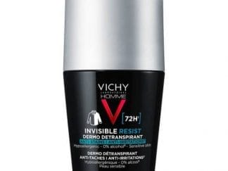 VICHY Homme Invisible Resist 72H Ανδρικό Αποσμητικό Roll-On Κατά Των Σημαδιών & Της Έντονης Εφίδρωσης 50ml