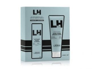 LIERAC Homme Ενυδατικό Τζελ Για Τόνωση 50ml & Shower Gel 200ml