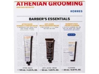 KORRES Barber's Essentials with After-Shave 125ml & Anti-Aging Cream 50ml & Cleanser 20ml
