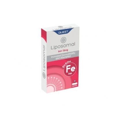 QUEST Liposomal Iron 15mg 30 Κάψουλες