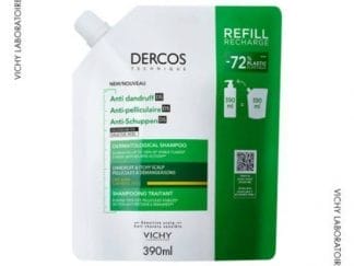 VICHY Dercos Anti Dandruff Σαμπουάν Για Ξηρά Μαλλιά Refill 390ml