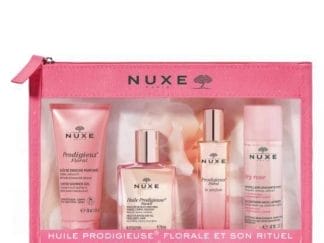 NUXE Travel Kit Prodigieux Floral Αφρόλουτρο 30ml & Ξηρό Λάδι 30ml & Άρωμα 15ml & Very Rose Νερό Micellaire 40ml