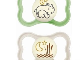 MAM Air Night Πιπίλα Σιλικόνης 6-16m 2 Τεμάχια