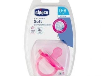 CHICCO Physio Soft Πιπίλα Σιλικόνης 0-6m Ροζ 1 Τεμάχιο