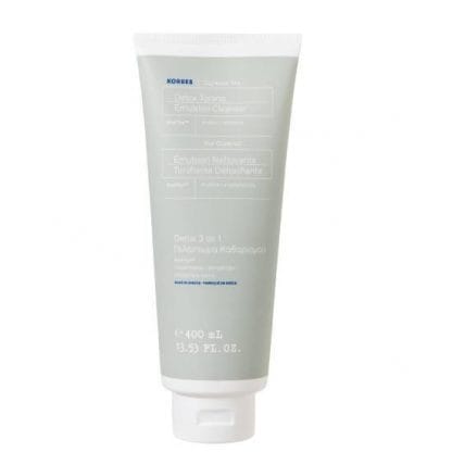 KORRES Olympus Tea Detox Toning Emulsion Cleanser Γαλάκτωμα Καθαρισμού Για Πρόσωπο & Μάτια 400ml